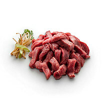 Rohes Rindergeschnetzeltes von WestFood.