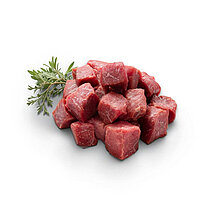 Rohes Rindergulasch von WestFood.