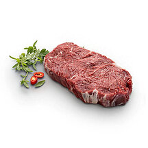 Ein rohes Roastbeef Steak von WestFood.